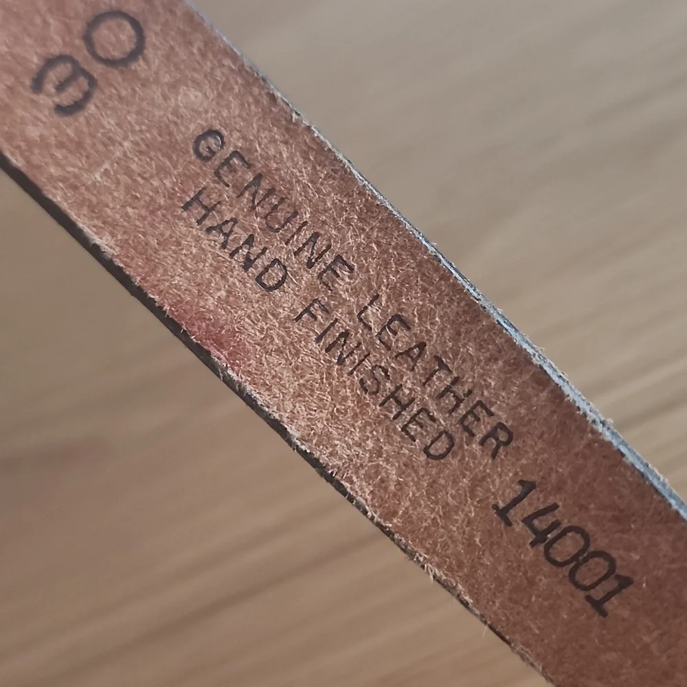 Chambers Belt brown tooled